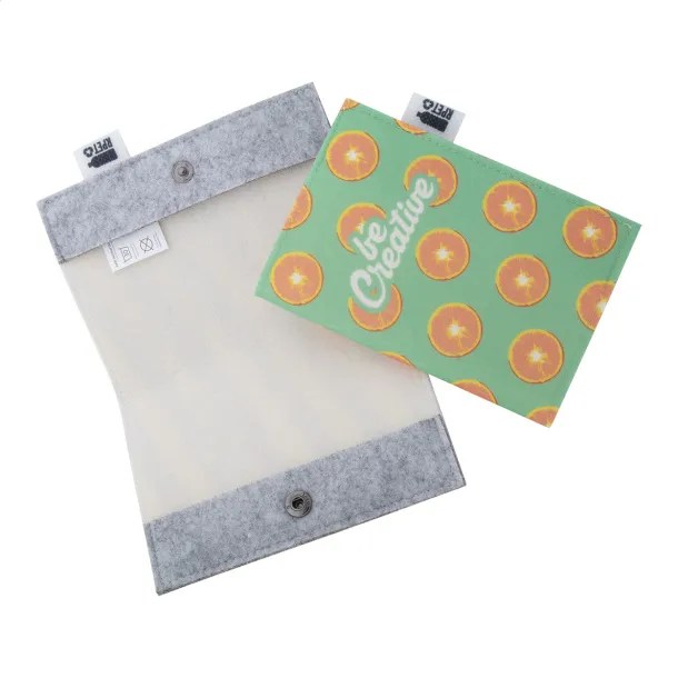 CreaFelt Pass custom RPET passport cover White Grey