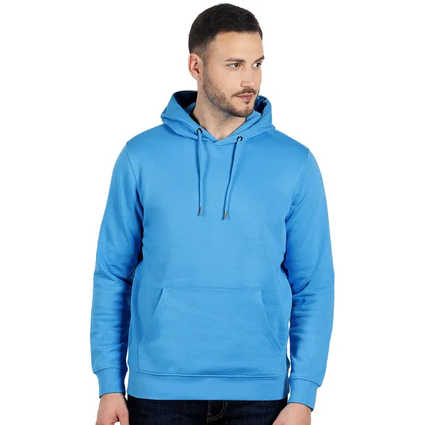 ABSOLUT HOODY Unisex organic cotton hooded sweatshirt, 280 g/m2 - EXPLODE Turquoise