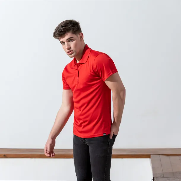 Noran RPET polo shirt Red