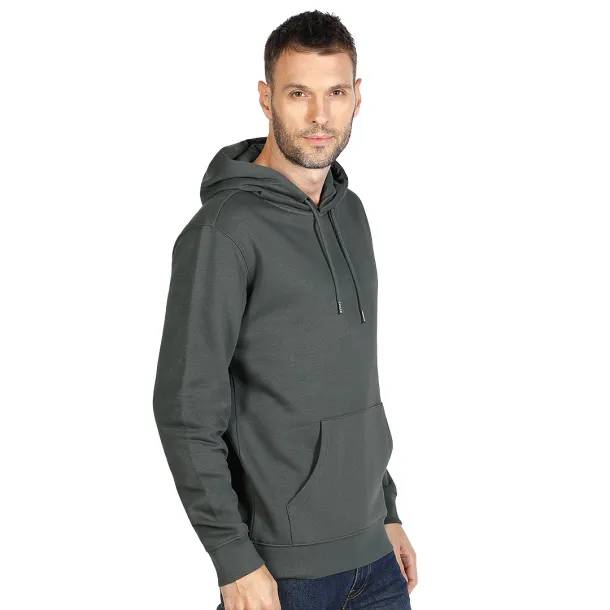 ABSOLUT HOODY Unisex hoodie od organskog pamuka - EXPLODE Tamnosiva