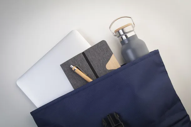 Rollex RPET backpack Dark blue