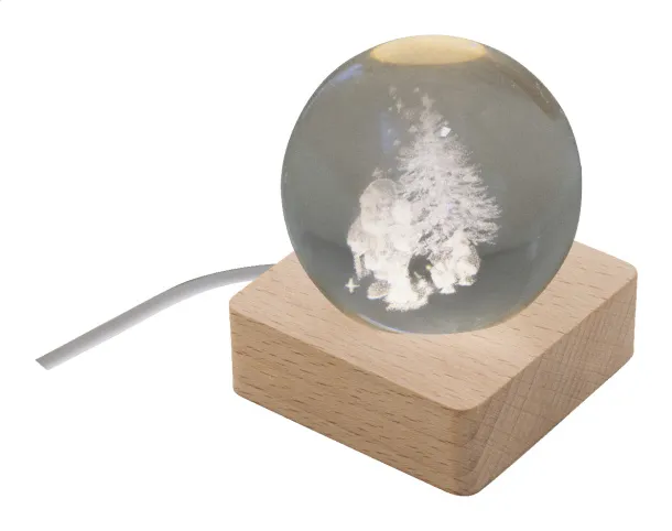 Borealis Christmas light globe Transparent Natural