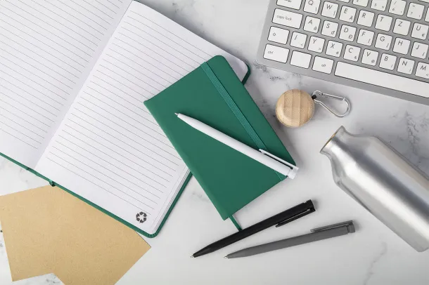 Repuk Line A6 A6 notes od recikliranog  PU-a Zelena