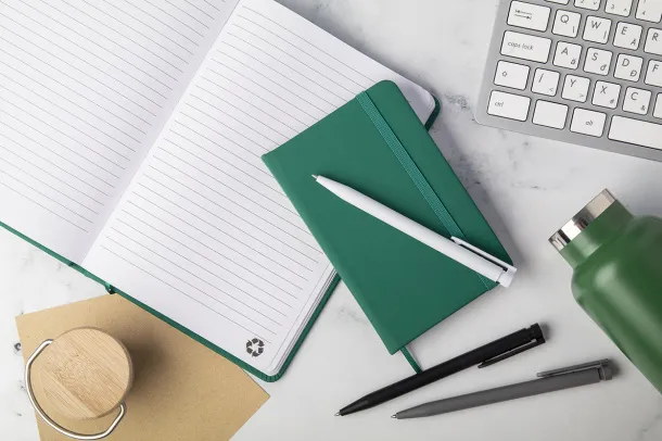 Repuk Line A6 A6 notes od recikliranog  PU-a Zelena