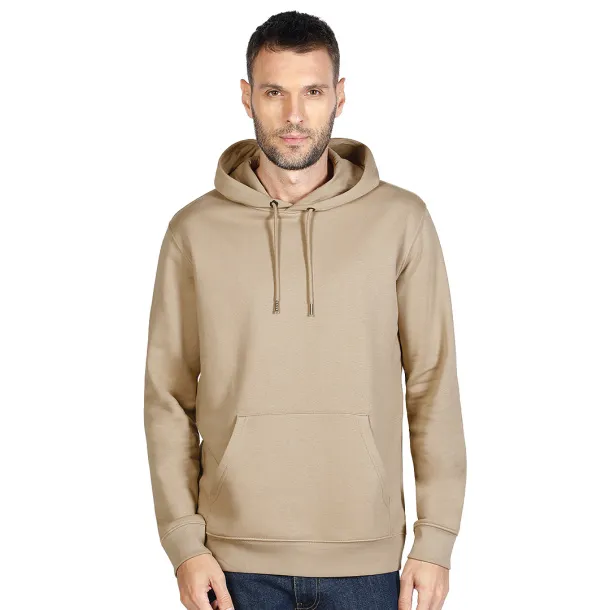 ABSOLUT HOODY Unisex hoodie od organskog pamuka - EXPLODE Light brown