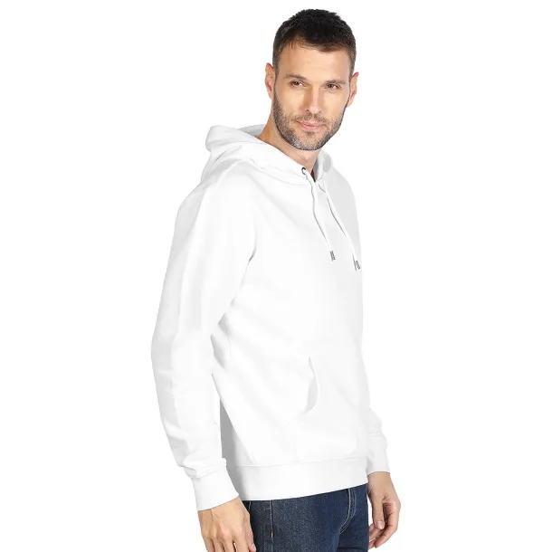 ABSOLUT HOODY Unisex organic cotton hooded sweatshirt, 280 g/m2 - EXPLODE White