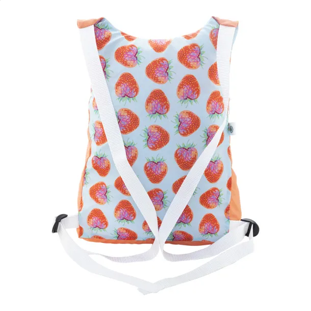 SuboBag Folback custom foldable RPET backpack White