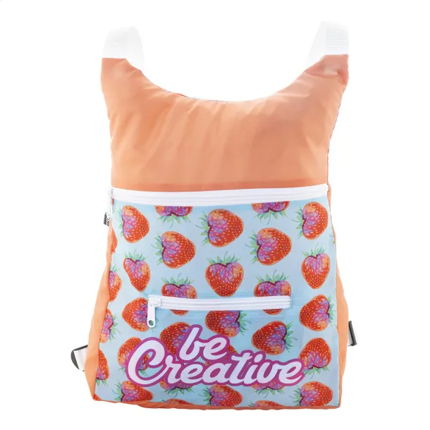 SuboBag Folback custom foldable RPET backpack White