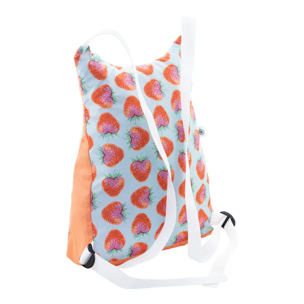 SuboBag Folback custom foldable RPET backpack White