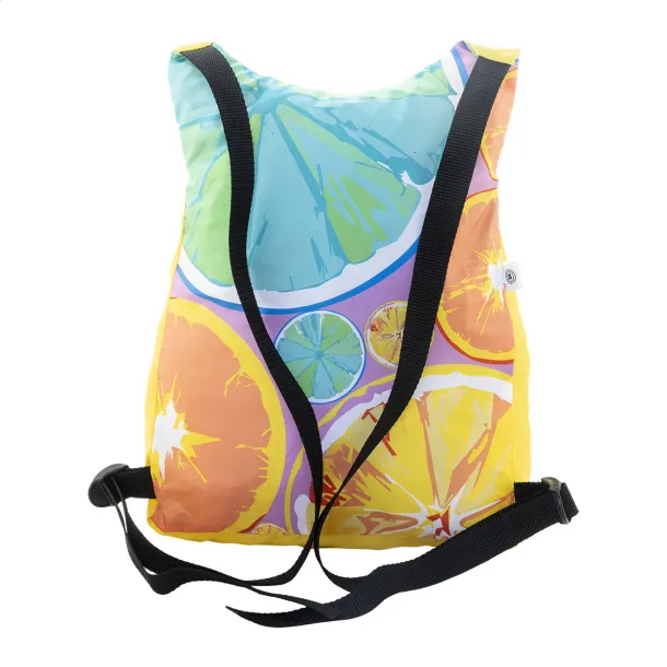 SuboBag Folback personalizirani sklopivi RPET ruksak Crna Bijela