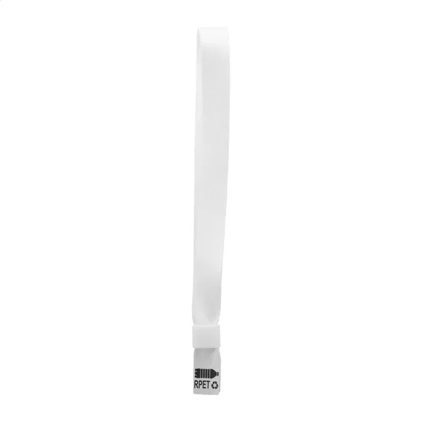 SuboWrist RPET custom festival bracelet White
