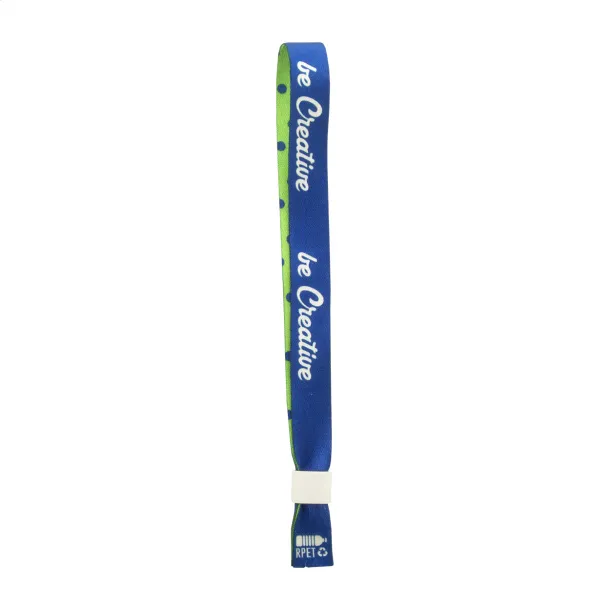 SuboWrist RPET personalizirana festivalska narukvica Bijela