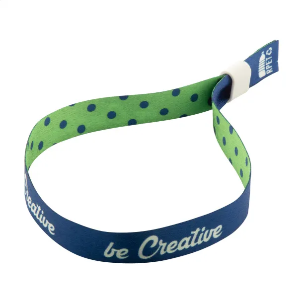 SuboWrist RPET custom festival bracelet White