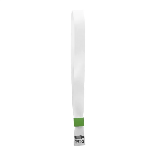 SuboWrist RPET custom festival bracelet Green White