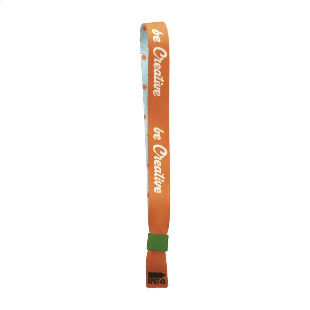 SuboWrist RPET custom festival bracelet Green White