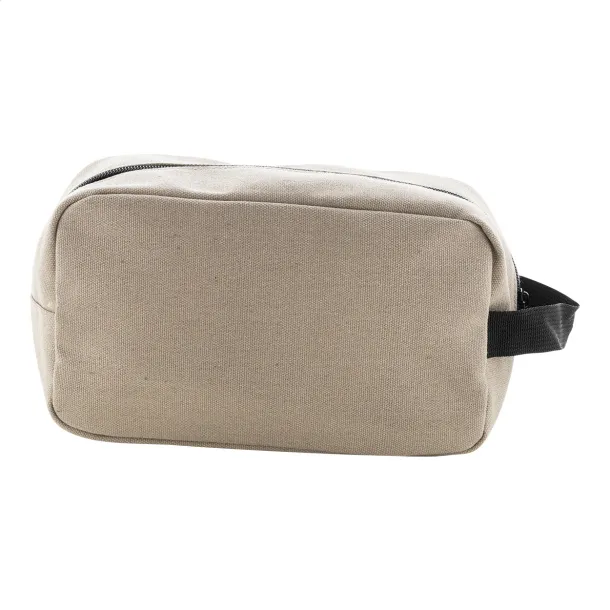 Rebyss Beauty recycled canvas cosmetic bag Beige