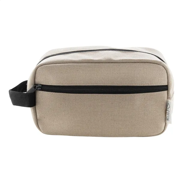 Rebyss Beauty recycled canvas cosmetic bag Beige