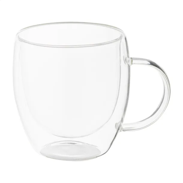 Grobina Mini glass thermo mug Transparent Natural