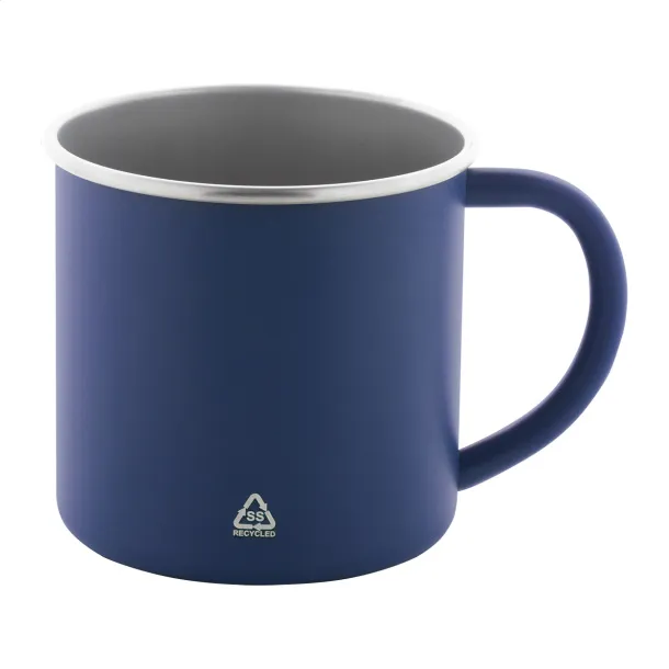 Hossa recycled stainless steel mug Blue