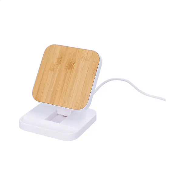 Rabso wireless charger mobile holder White