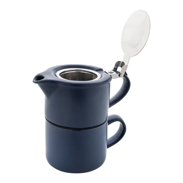 Gongmei tea set Dark blue