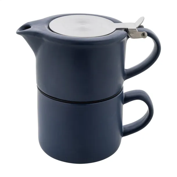 Gongmei tea set Dark blue