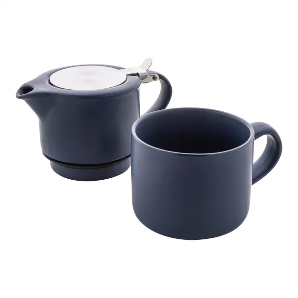Gongmei tea set Dark blue