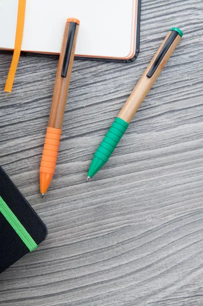 Bripp bamboo ballpoint pen Orange Natural