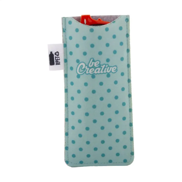 CreaFelt Sun custom RPET sunglasses case White Grey