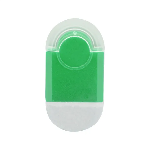 Pencix eraser and sharpener Green White