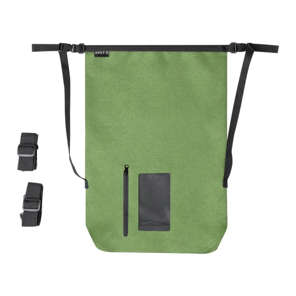 Moreiro RPET dry bag backpack Green