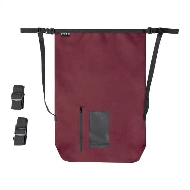 Moreiro RPET dry bag backpack Red