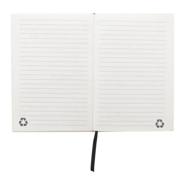 Relact Note notes od kartona mlijeka, A5 Crna
