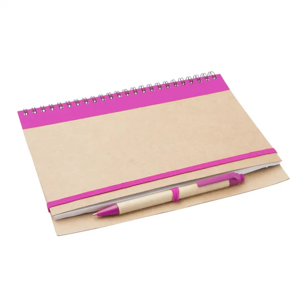 Platanus A5 notebook Pink Natural