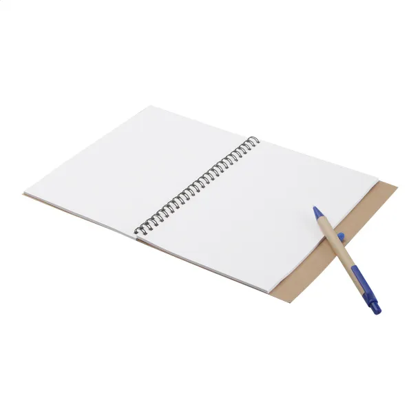 Platanus A5 notebook Dark blue Natural