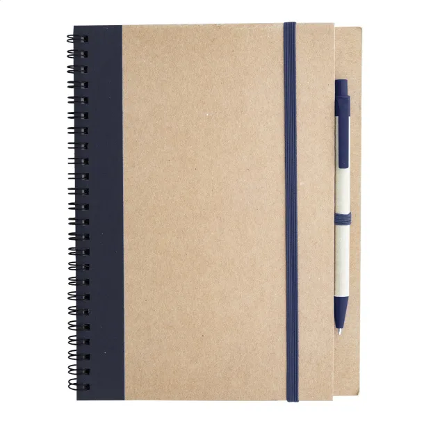 Platanus A5 notebook Dark blue Natural