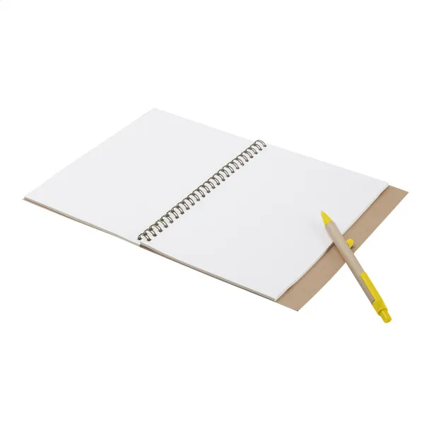 Platanus A5 notebook Yellow Natural