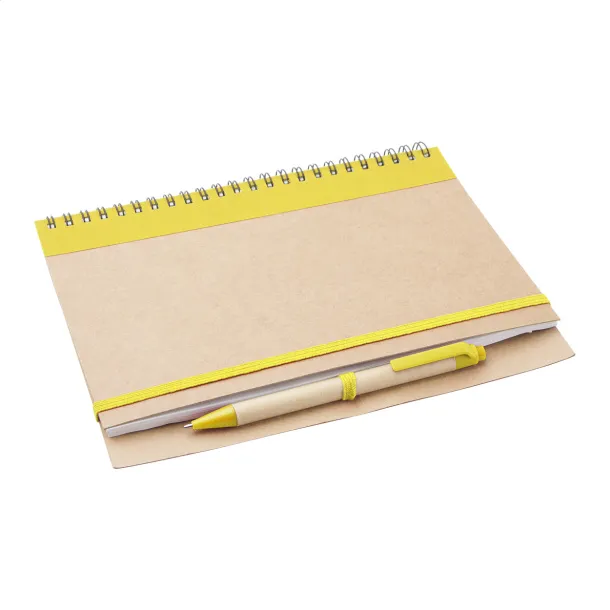Platanus A5 notebook Yellow Natural
