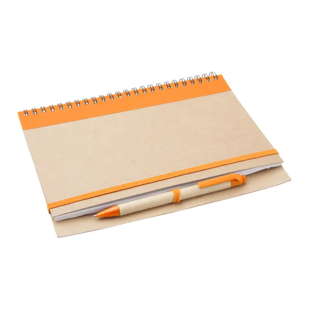 Platanus A5 notebook Orange Natural