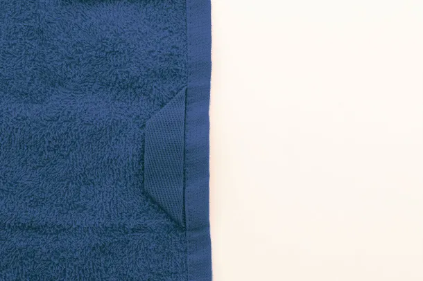 Terry L cotton terry towel - 70×140 cm Dark blue