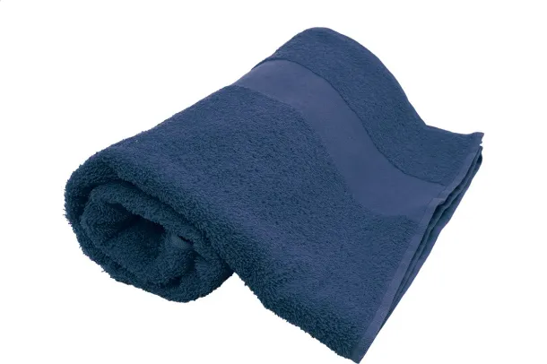 Terry L cotton terry towel - 70×140 cm Dark blue