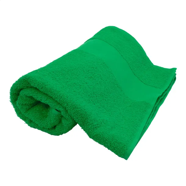 Terry L cotton terry towel - 70×140 cm Green