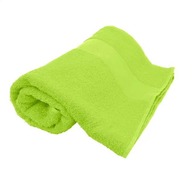 Terry L cotton terry towel - 70×140 cm Lime green