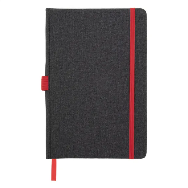 Andesite notebook A5 Red Dark grey