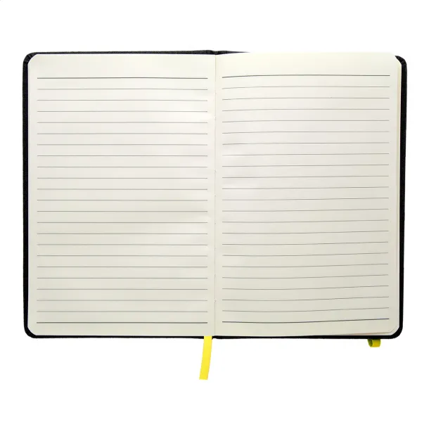 Andesite notebook A5 Yellow Dark grey