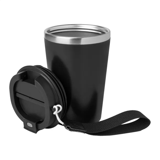 Manabi termo šalica, 350 ml Crna