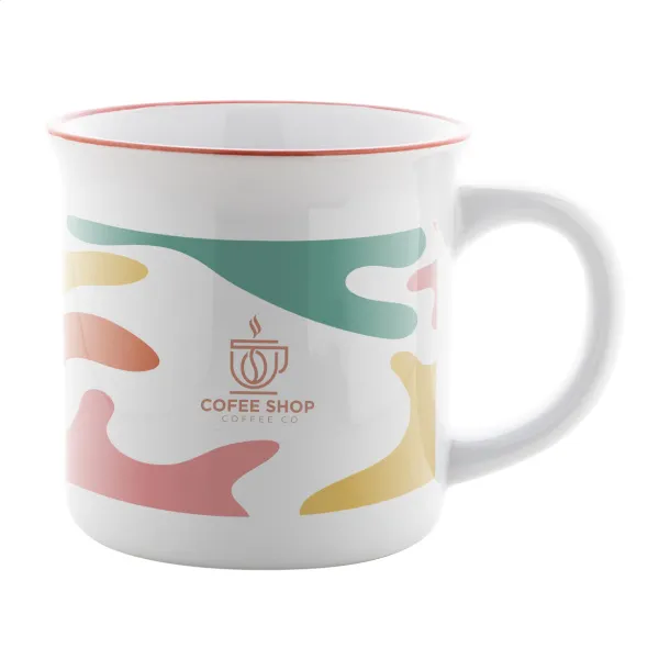 Woodstock Subo vintage sublimation mug Red White