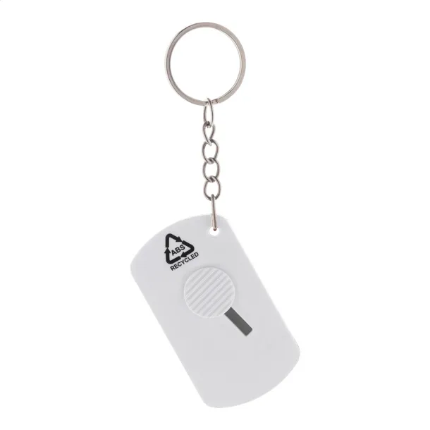 Parcelo paper knife keyring White