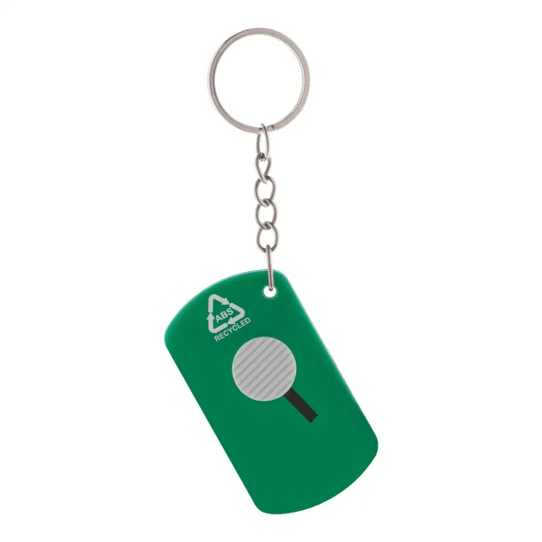 Parcelo paper knife keyring Green