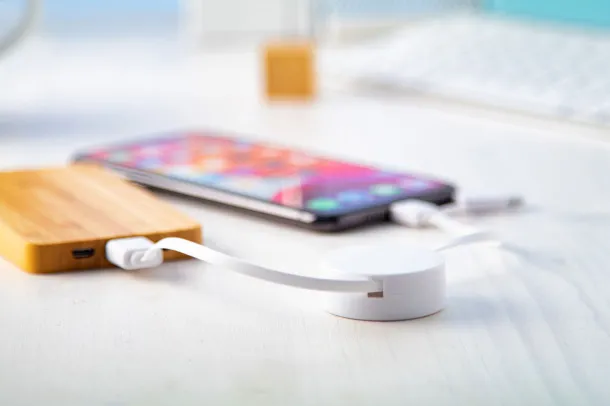 Enari USB charger cable White